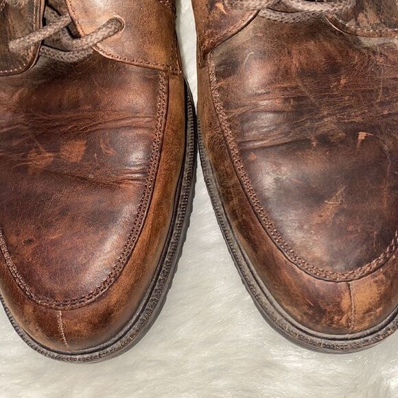 Cole Haan Nathan Oxfords/Dress Shoes Dark Brown Leather Men’s 11 Made in Brazil - Picture 6 of 9